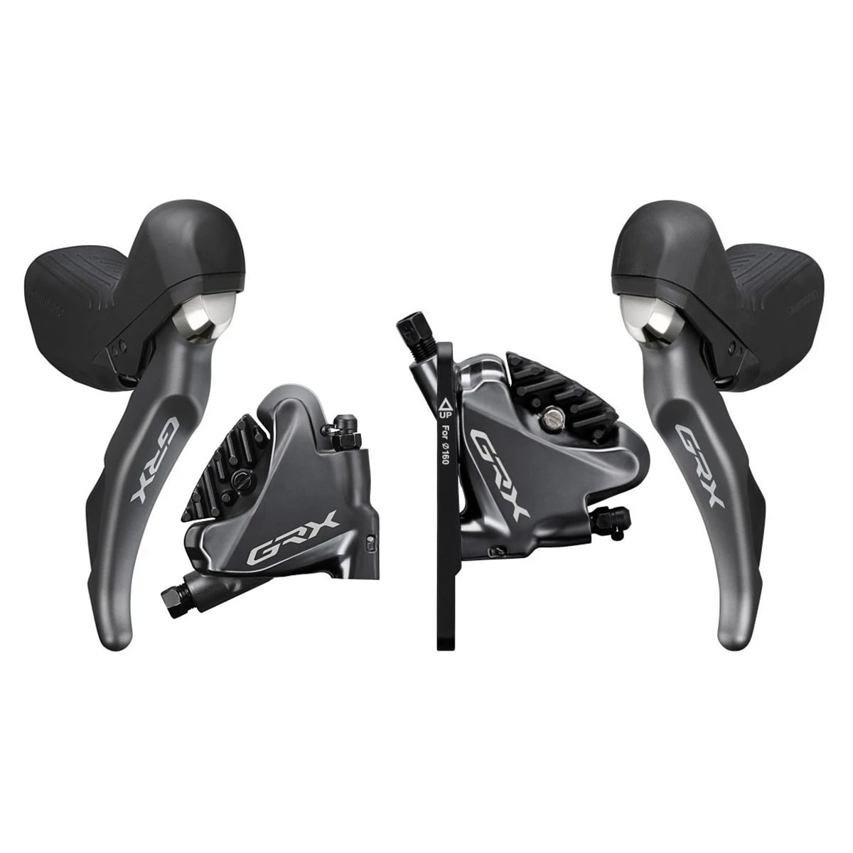 Shimano GRX ST-RX810 Brake/Shift Lever Combination 2x11 Speed With BR-RX810 Disc Brake Calipers