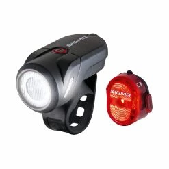 SIGMA AURA 35 USB LED Front Light/NUGGET II Rear Light Set
