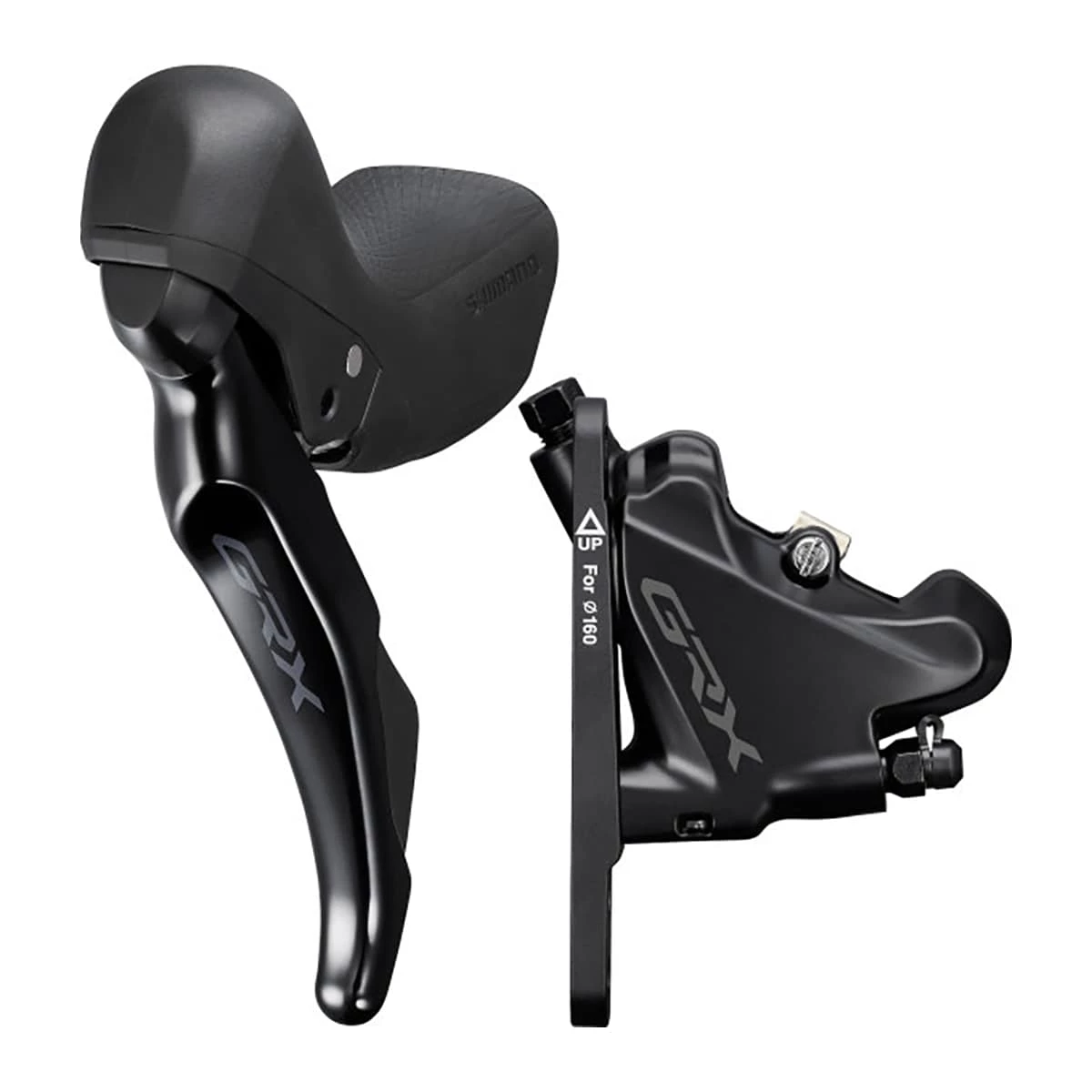 Shimano GRX ST-RX400 Brake/Shift Lever Combination 2x10 Speed With BR-RX400 Disc Brake Caliper (Front Or Rear)