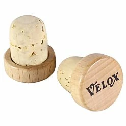 Velox Vintage Wooden Cork Bar End Plugs