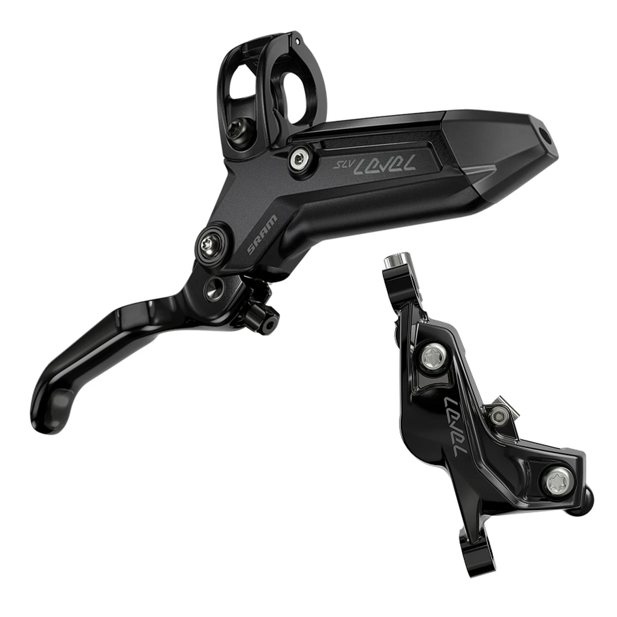 SRAM Level Silver Stealth 4-Piston Disc Brake