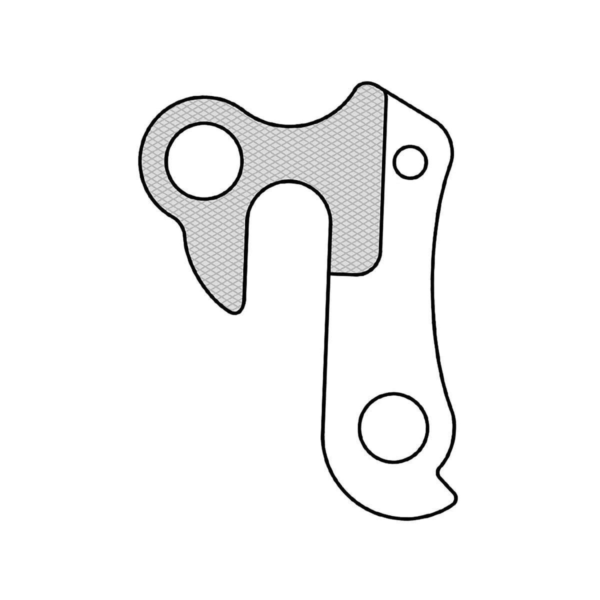 Marwi GH-021 Derailleur Hanger - Billede 3