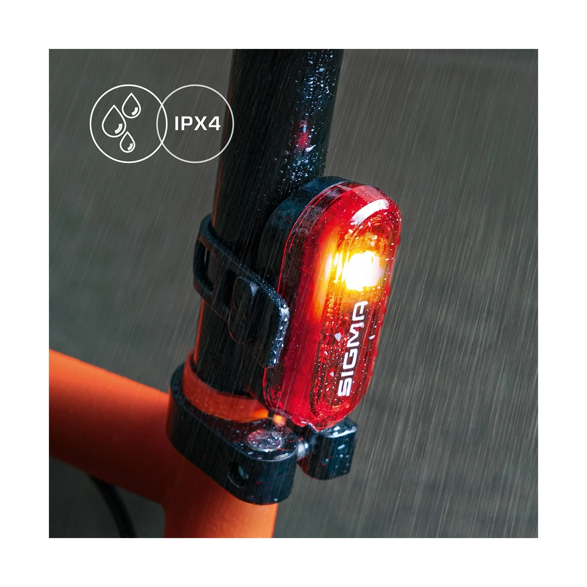 SIGMA Curve Battery-Powered Rear Light - Billede 4