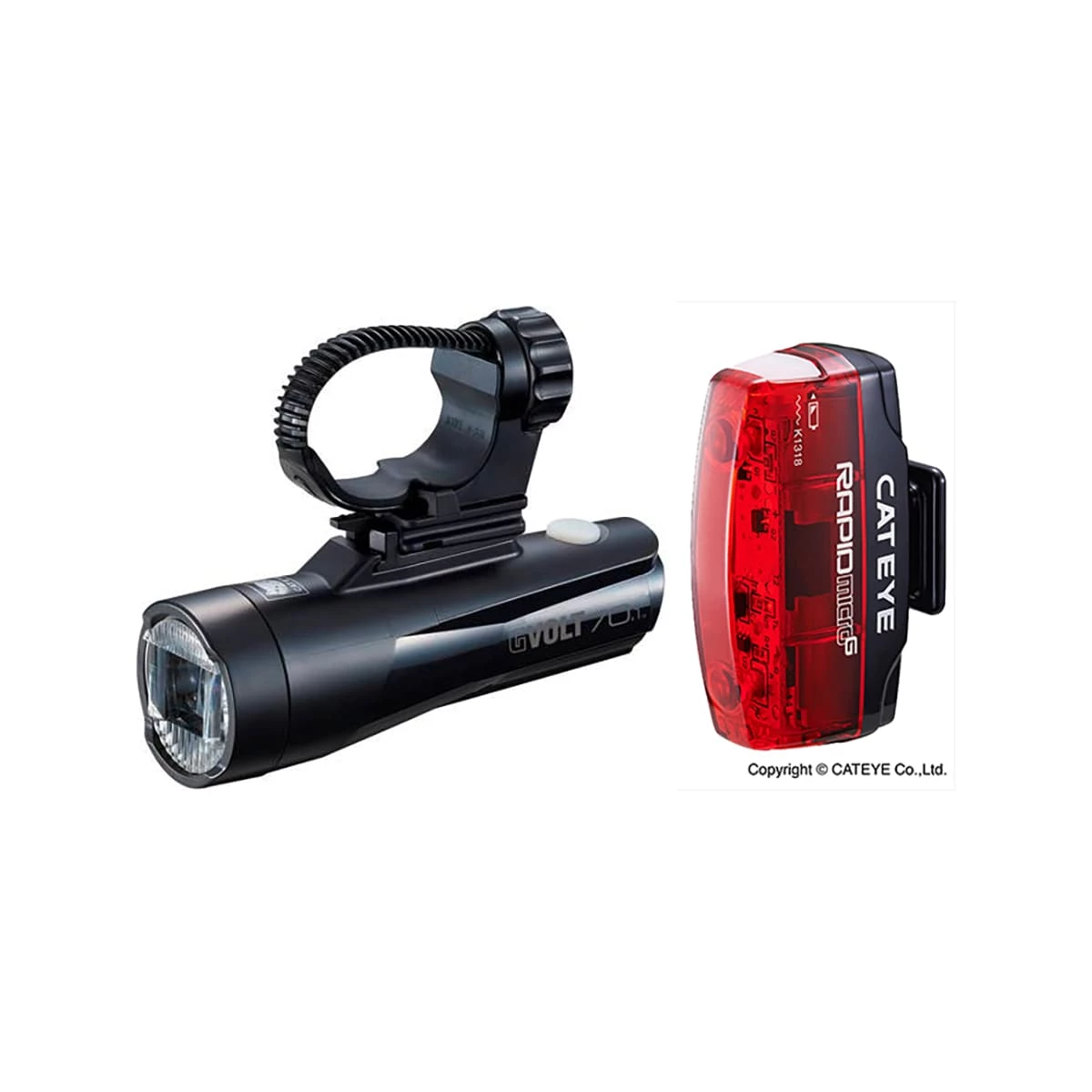 Cateye GVolt 70.1 & Micro G Light Set