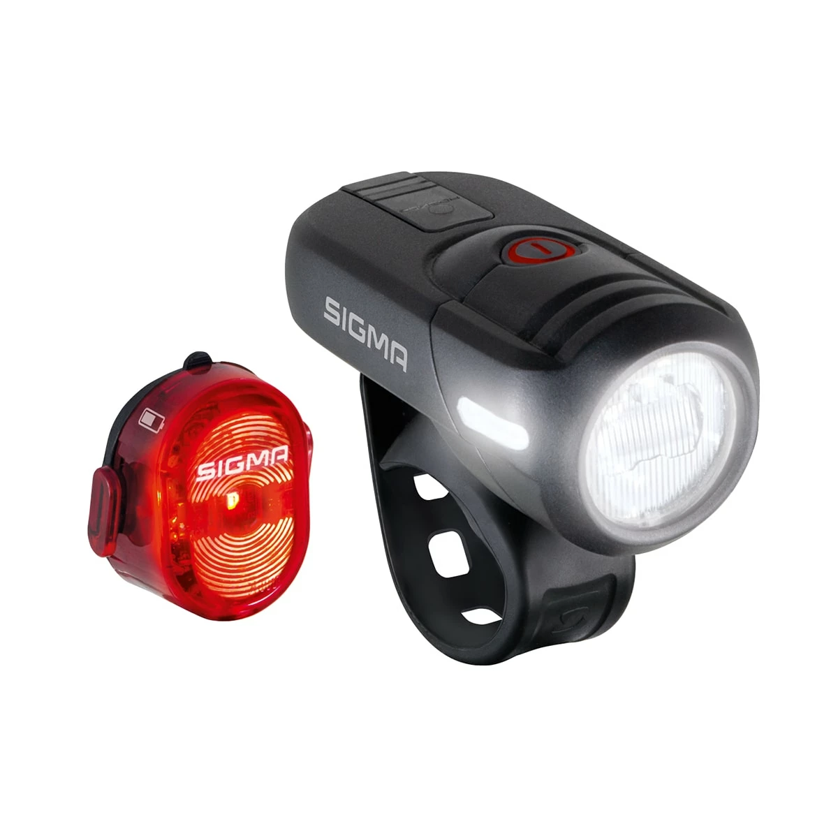 SIGMA AURA 45 USB LED Front Light/NUGGET II Rear Light Set - Billede 2